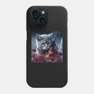 British Shorthair And Violin Phone Case