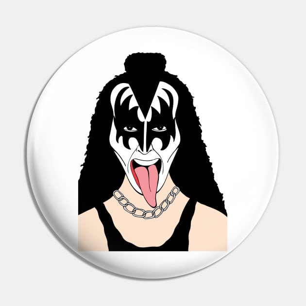 Rock and roll icon Pin by cartoonistguy