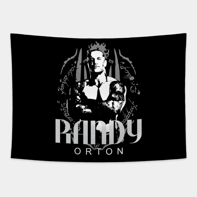 vintage randy orton Tapestry by rootrider88