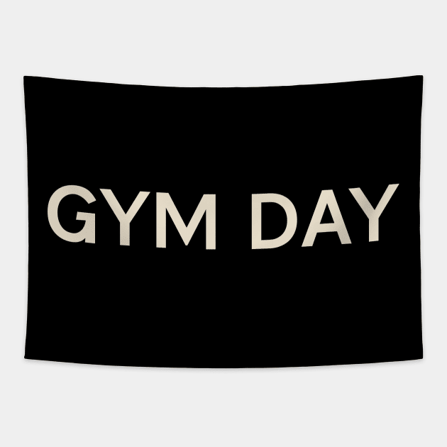 Gym Day On This Day Perfect Day Tapestry by TV Dinners