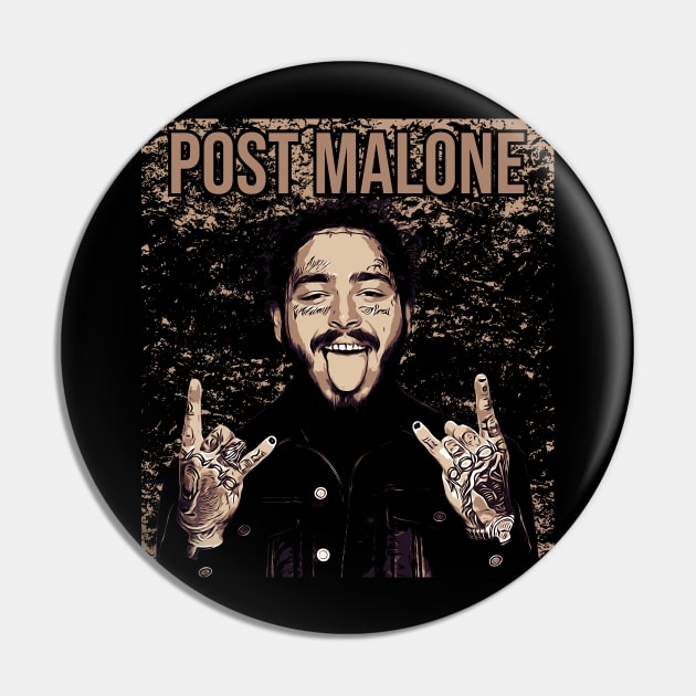 Post Malone // Rapper Pin by Degiab