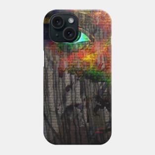 Green eye mystery Phone Case