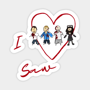 I Heart Saw Magnet