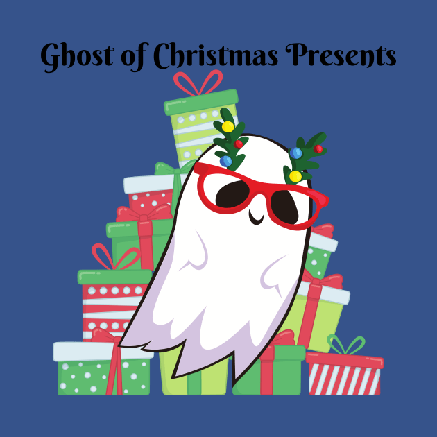 Ghost of Christmas Presents Holiday Winter Ghost by TheMavenMedium