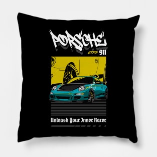 Porsche 911 GT3 RS Car Pillow