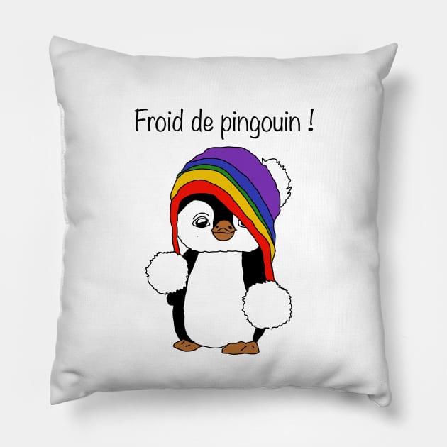 Penguin cold Pillow by Noamdelf06