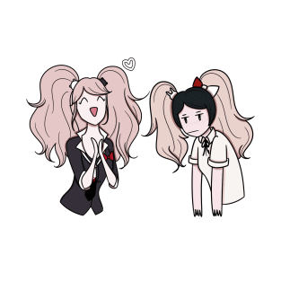 Junko Enoshima and Mukuro Ikusaba T-Shirt