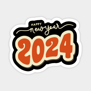 Happy New Year 2024 Magnet