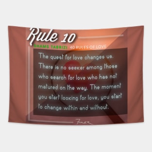 40 RULES OF LOVE - 10 Tapestry