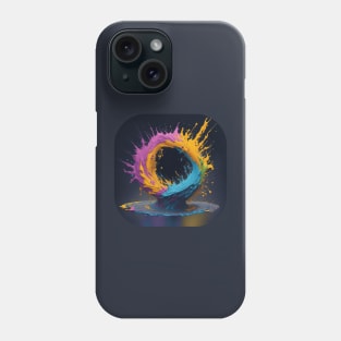 Acrylic paint ring Phone Case