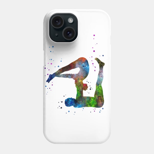 Acro yoga Phone Case by RosaliArt