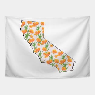 California Poppy State Tapestry