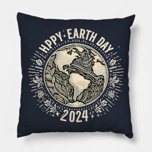 Earth Day 2024 Pillow