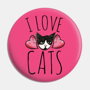 I love cats Pin