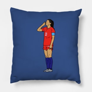 Alex Morgan Sipping Tea Pillow