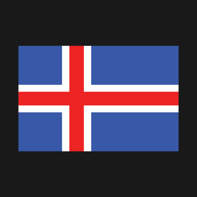 Iceland flag by designseventy