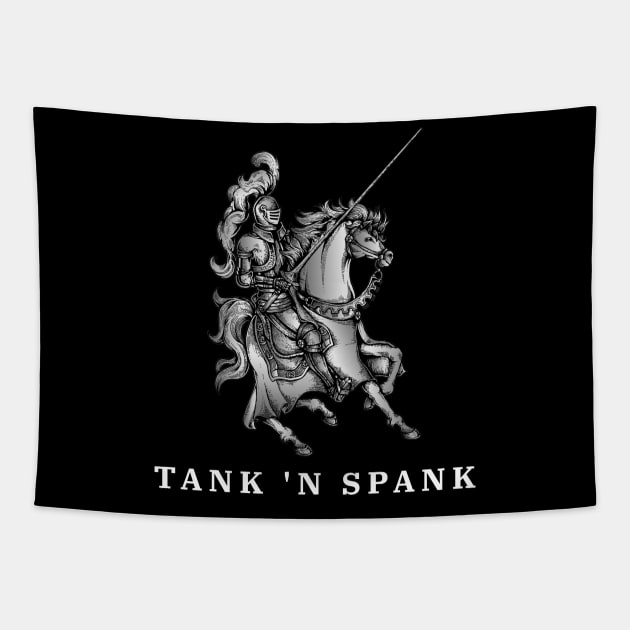 Tank 'N Spank Tapestry by Malficious Designs