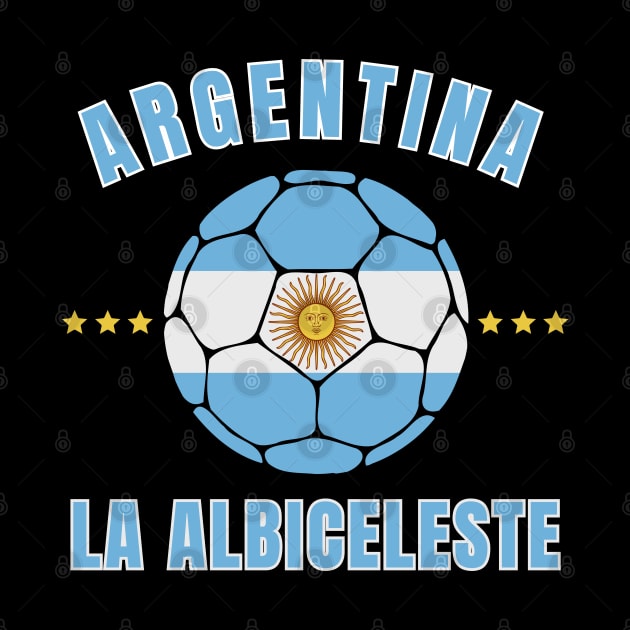 Argentina Football Ball by footballomatic