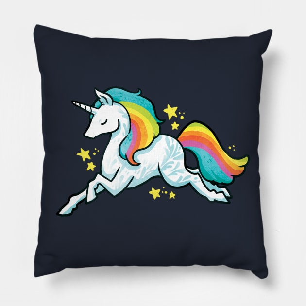 Unicorn Pillow by MichelleScribbles