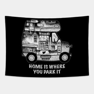 Home is where you park it Tapestry