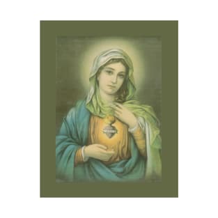 Immaculate Heart of Mary - Vintage image restored T-Shirt