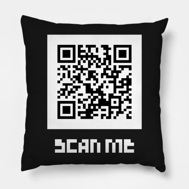 Qr Code Generator Scan me Pillow by starnish