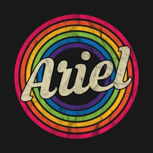 Ariel - Retro Rainbow Faded-Style T-Shirt