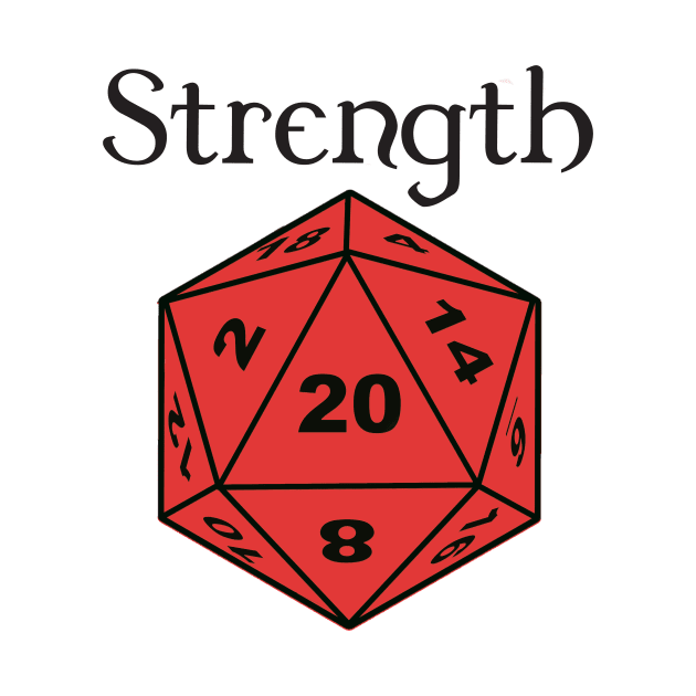 Strength Stat D20 by DennisMcCarson