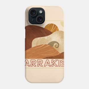 Desert World with Worm Phone Case