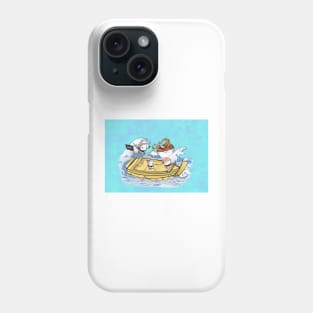 Sushi pirates in the sea Phone Case