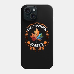 one thankful farmer Autumn leaves Phone Case