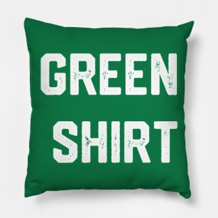 Green Shirt Pillow