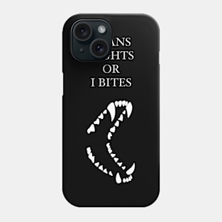 Wolf Teeth Trans Rights Phone Case