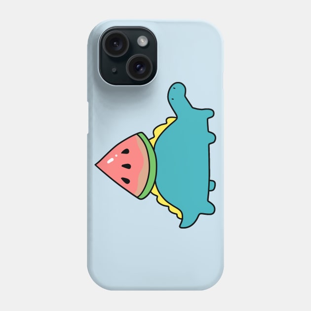 Watermelon Stegosaurus Phone Case by saradaboru