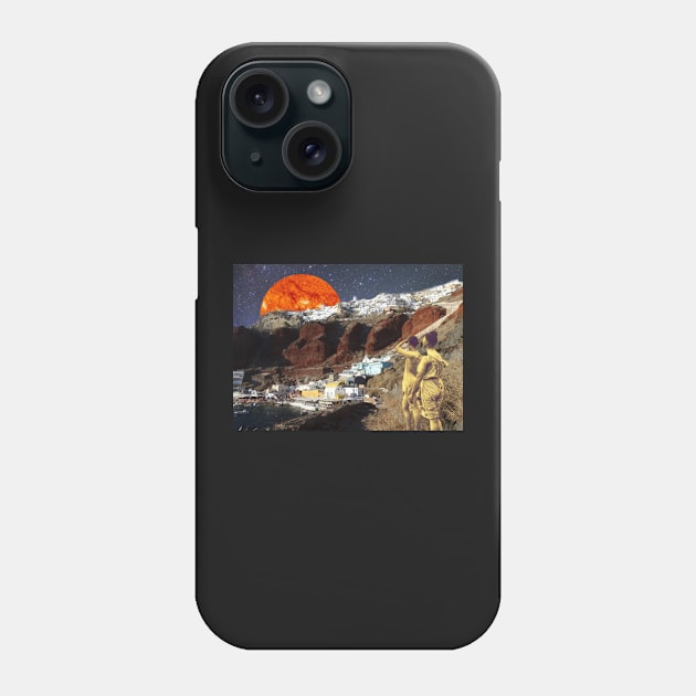 Sunrise at Oía... Phone Case by montagealabira