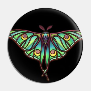 Spanish Luna Moth Pin