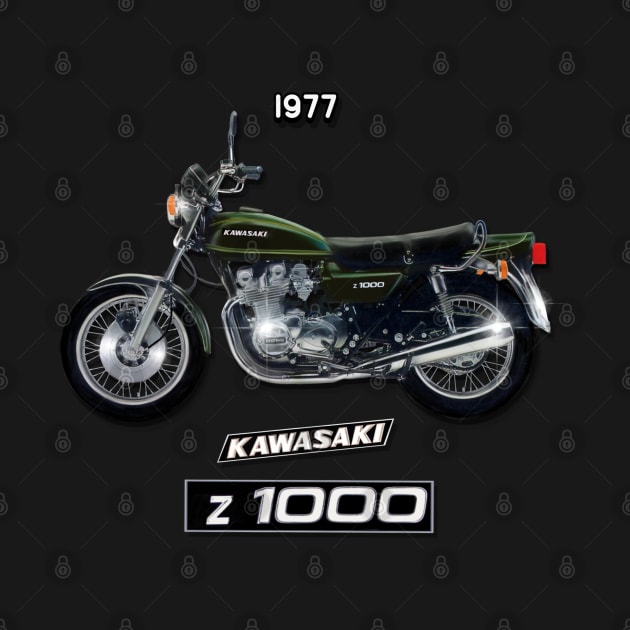 The Sublime 1977 Kawasaki Z 1000 Motorcycle by MotorManiac by MotorManiac