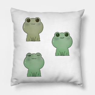 lil froggys!! Pillow