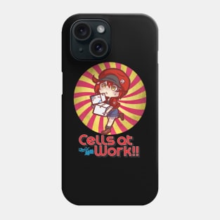 Retro Art Red Blood Cell Japanese Anime Phone Case