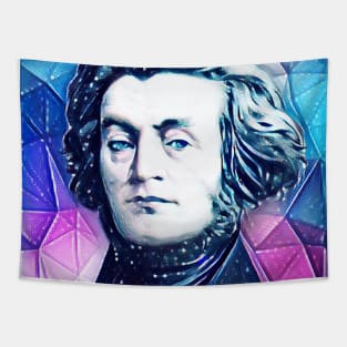 Adam Mickiewicz Snowy Portrait | Adam Mickiewicz Artwork 13 Tapestry