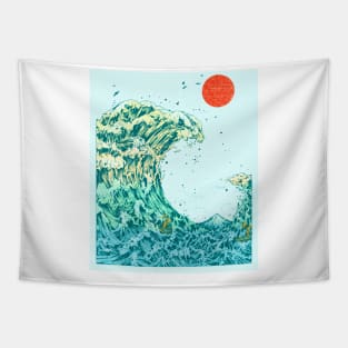 KANAGAWA great wave Tapestry