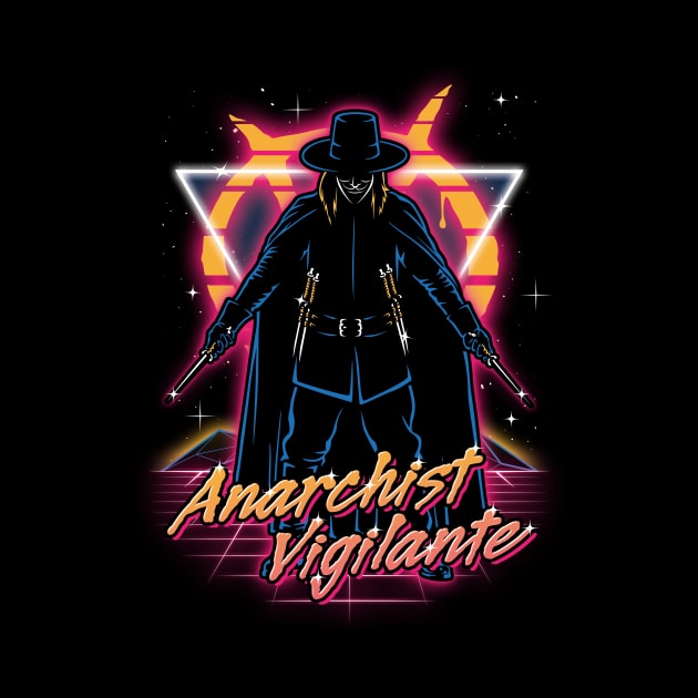 Retro Anarchist Vigilante by Olipop