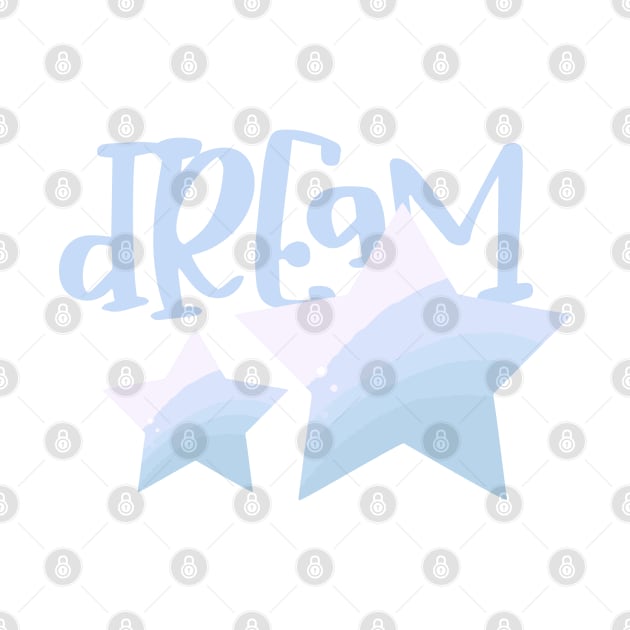 Dream sign, Stars rainbow, baby shower clip art by PrimeStore