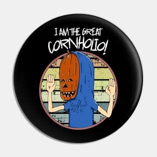 Halloween Cornholio Pin