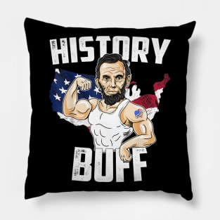 4th of July History Buff President Abraham Lincoln Patriotic Pillow