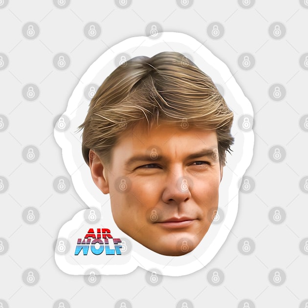 AIRWOLF - Stringfellow Hawke Magnet by darklordpug