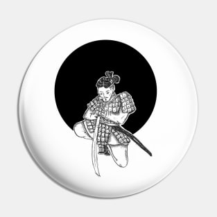 Reflection Samurai Pin