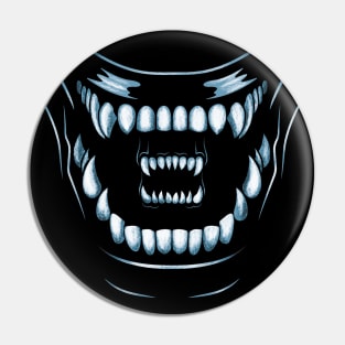 The scariest mouths in the universe... Blue Pin