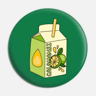 Calamansi Fruit Juice Box Pin