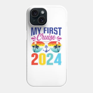 My First Cruise 2024 Vintage Crusing 2024 Phone Case